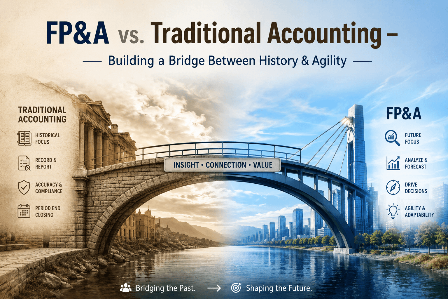 FP&A vs. Traditional Accounting: Building a Bridge Between Historical Accuracy and Future Agility
